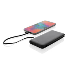 Carica l'immagine nel visualizzatore di Gallery, power bank personalizzati in abs riciclato, tpe riciclato colore nero_nero 121703960 DET04