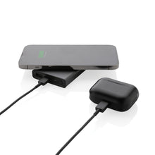 Carica l'immagine nel visualizzatore di Gallery, power bank da personalizzare in alluminio riciclato, abs riciclato colore grigio_grigio 121703981 DET04