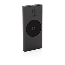 Carica l'immagine nel visualizzatore di Gallery, power bank da personalizzare in alluminio riciclato, abs riciclato colore grigio_grigio 121703982 DET08