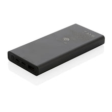 Carica l'immagine nel visualizzatore di Gallery, power bank da personalizzare in alluminio riciclato, abs riciclato colore grigio_grigio 121703986 DET03