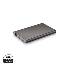 Carica l'immagine nel visualizzatore di Gallery, power bank da personalizzare in alluminio, abs colore carbon-fossile_grigio 121704212 DET01