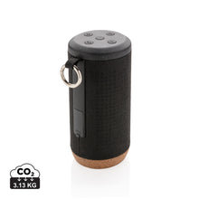 Carica l'immagine nel visualizzatore di Gallery, casse speaker bluetooth personalizzate in poliestere, sughero colore nero_nero 121704552 DET01
