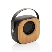 Carica l'immagine nel visualizzatore di Gallery, casse speaker bluetooth personalizzate in abs, bambù colore nero_nero 121704575 DET02