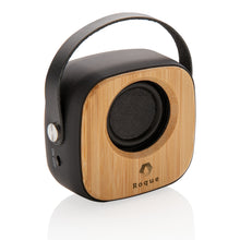 Carica l'immagine nel visualizzatore di Gallery, casse speaker bluetooth personalizzate in abs, bambù colore nero_nero 121704575 DET05