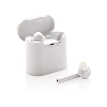 Carica l'immagine nel visualizzatore di Gallery, auricolari wireless da personalizzare in abs colore bianco_bianco 121704618 VAR02