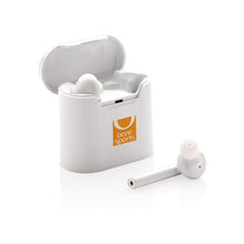 Carica l'immagine nel visualizzatore di Gallery, auricolari wireless da personalizzare in abs colore bianco_bianco 121704618 DET06