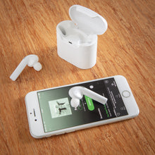 Carica l'immagine nel visualizzatore di Gallery, auricolari wireless da personalizzare in abs colore bianco_bianco 121704618 DET08