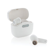 Carica l'immagine nel visualizzatore di Gallery, auricolari wireless da personalizzare in abs, silicone colore bianco_bianco 121704624 VAR01