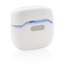 Carica l'immagine nel visualizzatore di Gallery, auricolari wireless da personalizzare in abs, silicone colore bianco_bianco 121704624 DET03