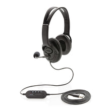 Carica l'immagine nel visualizzatore di Gallery, cuffie con filo personalizzate in abs, tpe colore nero_nero 121704632 DET03