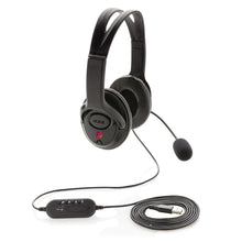 Carica l'immagine nel visualizzatore di Gallery, cuffie con filo personalizzate in abs, tpe colore nero_nero 121704632 DET06