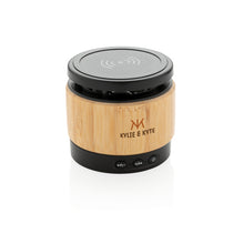 Carica l'immagine nel visualizzatore di Gallery, casse speaker bluetooth stampate con logo in bambù, abs colore marrone_marrone 121704634 DET07