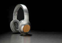 Carica l'immagine nel visualizzatore di Gallery, cuffie bluetooth personalizzate in abs, bambù colore grigio_grigio 121704640 DET07