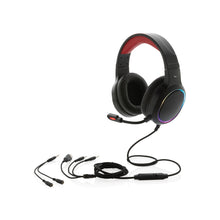 Carica l'immagine nel visualizzatore di Gallery, cuffie con filo personalizzate in abs, pu colore nero_nero 121704644 VAR01
