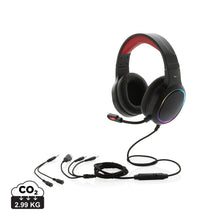 Carica l'immagine nel visualizzatore di Gallery, cuffie con filo personalizzate in abs, pu colore nero_nero 121704644 DET01