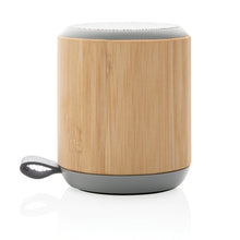 Carica l'immagine nel visualizzatore di Gallery, casse speaker bluetooth stampate con logo in abs, bambù colore marrone_marrone 121704654 DET04