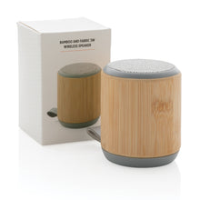 Carica l'immagine nel visualizzatore di Gallery, casse speaker bluetooth stampate con logo in abs, bambù colore marrone_marrone 121704654 DET08