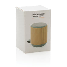 Carica l'immagine nel visualizzatore di Gallery, casse speaker bluetooth stampate con logo in abs, bambù colore marrone_marrone 121704654 DET09