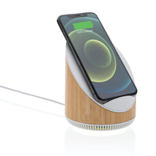 Carica l'immagine nel visualizzatore di Gallery, casse speaker bluetooth stampate con logo in abs, bambù colore marrone_marrone 121704661 DET03