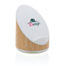 Carica l'immagine nel visualizzatore di Gallery, casse speaker bluetooth stampate con logo in abs, bambù colore marrone_marrone 121704661 DET07