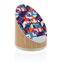 Carica l'immagine nel visualizzatore di Gallery, casse speaker bluetooth stampate con logo in abs, bambù colore marrone_marrone 121704661 DET08