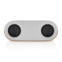 Carica l'immagine nel visualizzatore di Gallery, casse speaker bluetooth stampate con logo in abs riciclato, fsc® sughero colore marrone_marrone 121704678 DET03