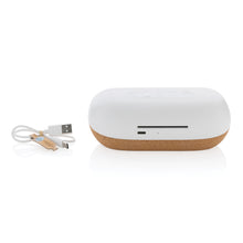Carica l'immagine nel visualizzatore di Gallery, casse speaker bluetooth stampate con logo in abs riciclato, fsc® sughero colore marrone_marrone 121704678 DET05