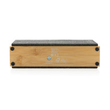 Carica l'immagine nel visualizzatore di Gallery, casse speaker bluetooth stampate con logo in fsc® bambù colore marrone_marrone 121704681 DET06