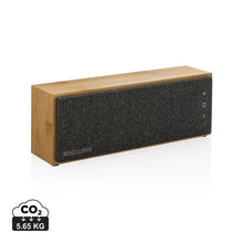 Carica l'immagine nel visualizzatore di Gallery, casse speaker bluetooth stampate con logo in fsc® bambù colore marrone_marrone 121704681 DET01