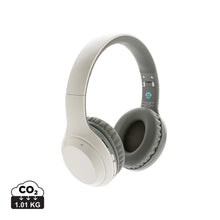 Carica l'immagine nel visualizzatore di Gallery, cuffie bluetooth da personalizzare in abs riciclato, tpe riciclato colore bianco_bianco 121704683 DET01