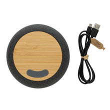 Carica l'immagine nel visualizzatore di Gallery, casse speaker bluetooth personalizzate in abs riciclato, fsc® bambù colore carbon-fossile_grigio 121704711 DET06