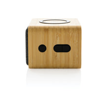 Carica l'immagine nel visualizzatore di Gallery, casse speaker bluetooth stampate con logo in fsc® bambù, abs riciclato colore marrone_marrone 121704713 DET07