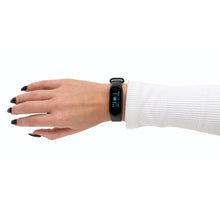 Carica l'immagine nel visualizzatore di Gallery, bracciali activity tracker personalizzati in tpu, abs colore nero_nero 121704796 DET04