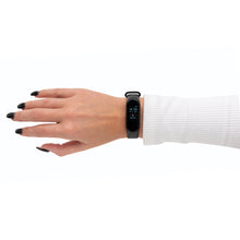 Carica l'immagine nel visualizzatore di Gallery, bracciali activity tracker personalizzati in tpu, abs colore nero_nero 121704796 DET05