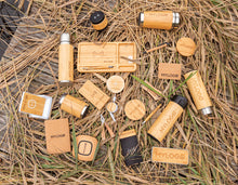 Carica l'immagine nel visualizzatore di Gallery, tazze termiche e bicchieri con tappo stampate con logo in bambù, acciaio inossidabile colore marrone_marrone 121714950 DET09
