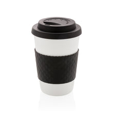 Carica l'immagine nel visualizzatore di Gallery, tazze termiche e bicchieri con tappo personalizzate in pp, silicone colore nero_nero 121714984 VAR01