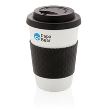 Carica l'immagine nel visualizzatore di Gallery, tazze termiche e bicchieri con tappo personalizzate in pp, silicone colore nero_nero 121714984 DET05