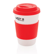 Carica l'immagine nel visualizzatore di Gallery, tazze termiche e bicchieri con tappo promozionali in pp, silicone colore rosso-ciliegia_rosso 121714984 DET05