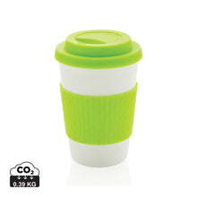 Carica l'immagine nel visualizzatore di Gallery, tazze termiche e bicchieri con tappo personalizzate in pp, silicone colore verde_verde 121714984 DET01