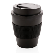 Carica l'immagine nel visualizzatore di Gallery, tazze termiche e bicchieri con tappo personalizzate in pp, silicone colore nero_nero 121714985 VAR01