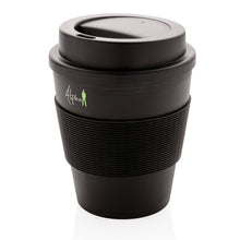 Carica l'immagine nel visualizzatore di Gallery, tazze termiche e bicchieri con tappo personalizzate in pp, silicone colore nero_nero 121714985 DET05