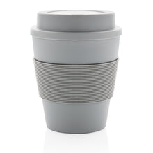 Carica l'immagine nel visualizzatore di Gallery, tazze termiche e bicchieri con tappo personalizzate in pp, silicone colore grigio_grigio 121714985 DET03