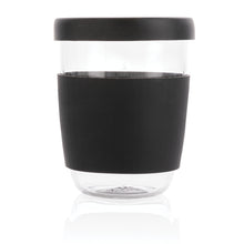 Carica l'immagine nel visualizzatore di Gallery, tazze termiche e bicchieri con tappo personalizzate in vetro, silicone colore nero_nero 121714987 DET04