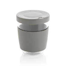 Carica l'immagine nel visualizzatore di Gallery, tazze termiche e bicchieri con tappo personalizzate in vetro, silicone colore grigio_grigio 121714987 VAR02