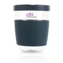 Carica l'immagine nel visualizzatore di Gallery, tazze termiche e bicchieri con tappo personalizzate in vetro, silicone colore blu_blu 121714987 DET06