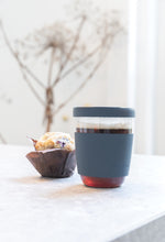 Carica l'immagine nel visualizzatore di Gallery, tazze termiche e bicchieri con tappo personalizzate in vetro, silicone colore blu_blu 121714987 DET08