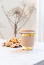Carica l'immagine nel visualizzatore di Gallery, tazze termiche e bicchieri con tappo stampate con logo in vetro, silicone colore marrone_marrone 121714987 DET08