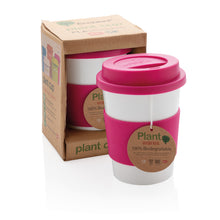 Carica l'immagine nel visualizzatore di Gallery, tazze termiche e bicchieri con tappo stampate con logo in pla, silicone colore rosa_rosa 121715005 DET08