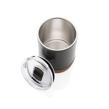 Carica l'immagine nel visualizzatore di Gallery, tazze termiche e bicchieri con tappo personalizzate in acciaio inossidabile riciclato, sughero colore nero_nero 121715222 DET06