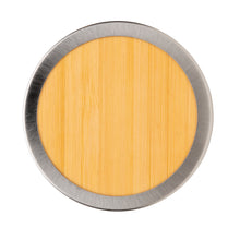 Carica l'immagine nel visualizzatore di Gallery, borracce termiche stampate con logo in bambù, acciaio inossidabile colore marrone_marrone 121715340 DET06